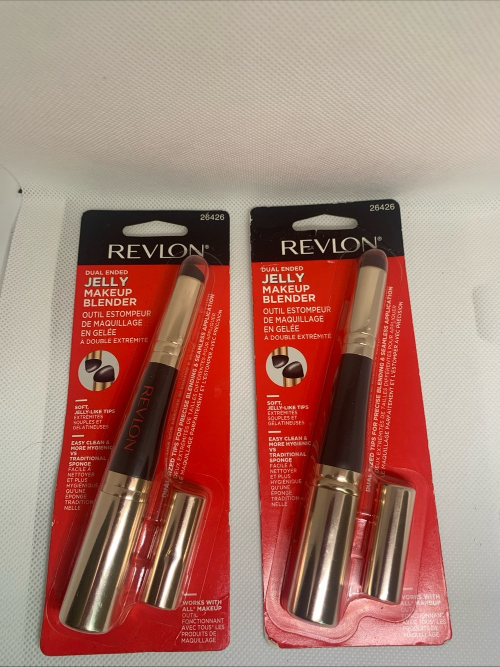 Revlon Dual-Ended Jelly Makeup Blender - Set of 2 NIB Sealed